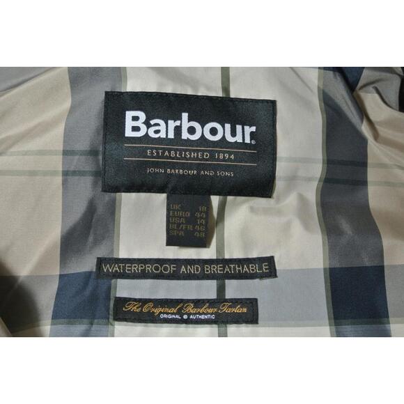 NEW, Barbour Lavender Ladies Waterproof Jacket - Beige Size 14 #C4489 - Picture 15 of 15